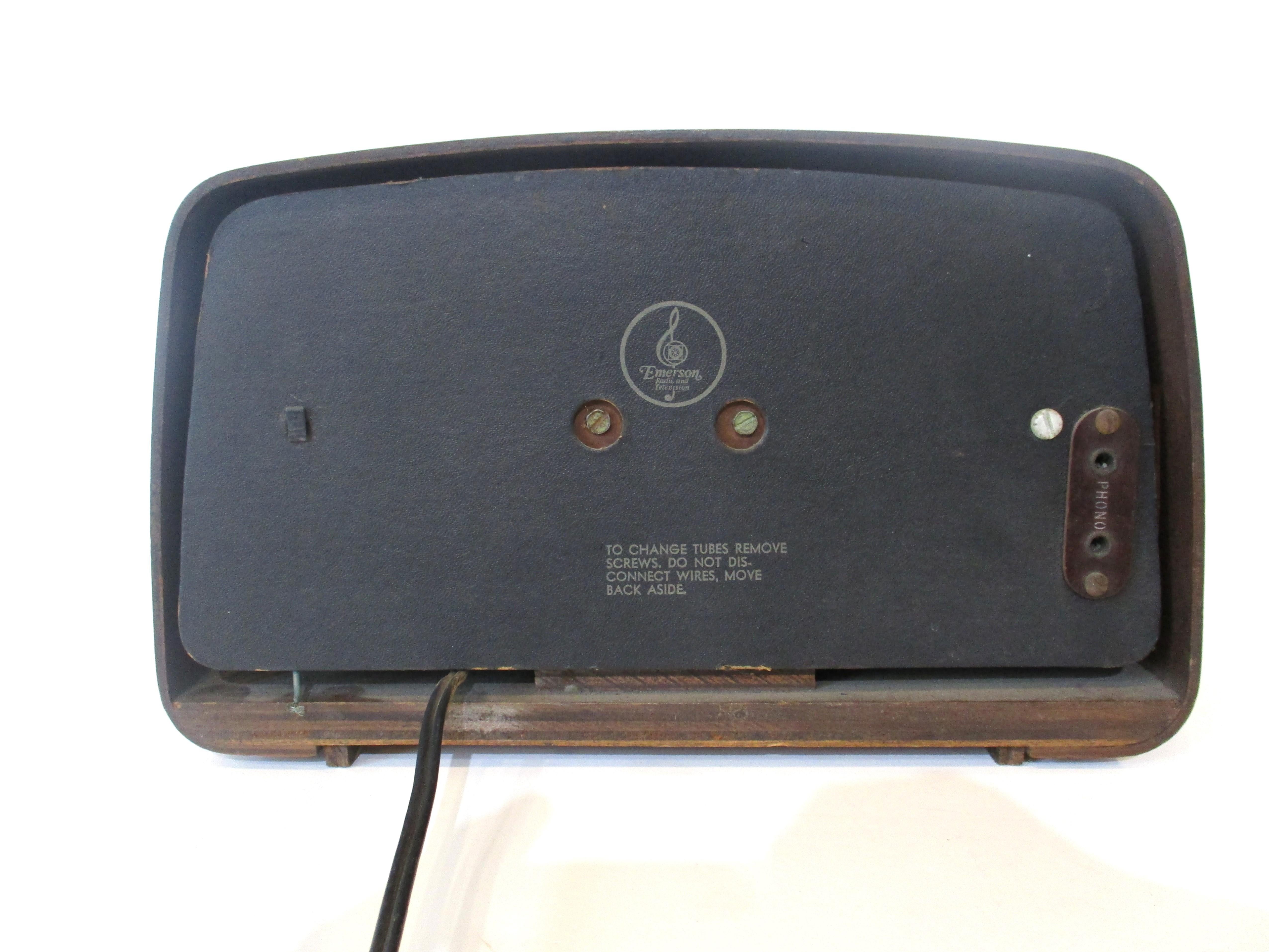 Eames Designed Radio by Emerson and Evans Products, 1946 In Good Condition In Cincinnati, OH