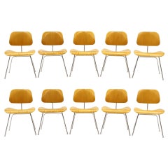 Eames Dining or Conference Room Chairs, DCMs, Set of Ten for Herman Miller Eames Dining or Conference Room Chairs, DCMs, Set of Ten for Herman Miller