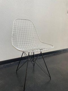 Eames Dkr Wire Chairs on Eiffel Tower Base