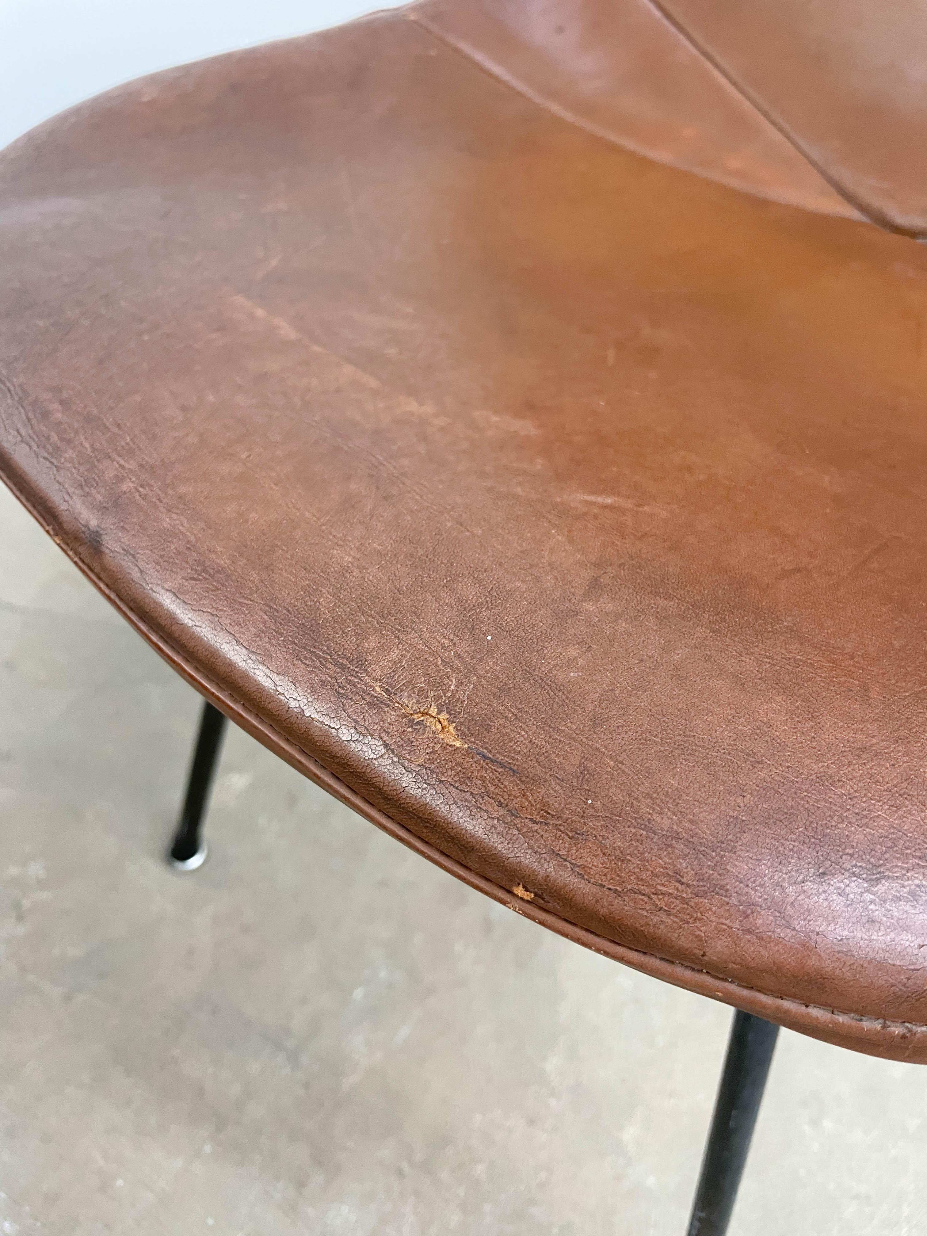 Eames DKX-1 Leather Chair for Herman Miller 5