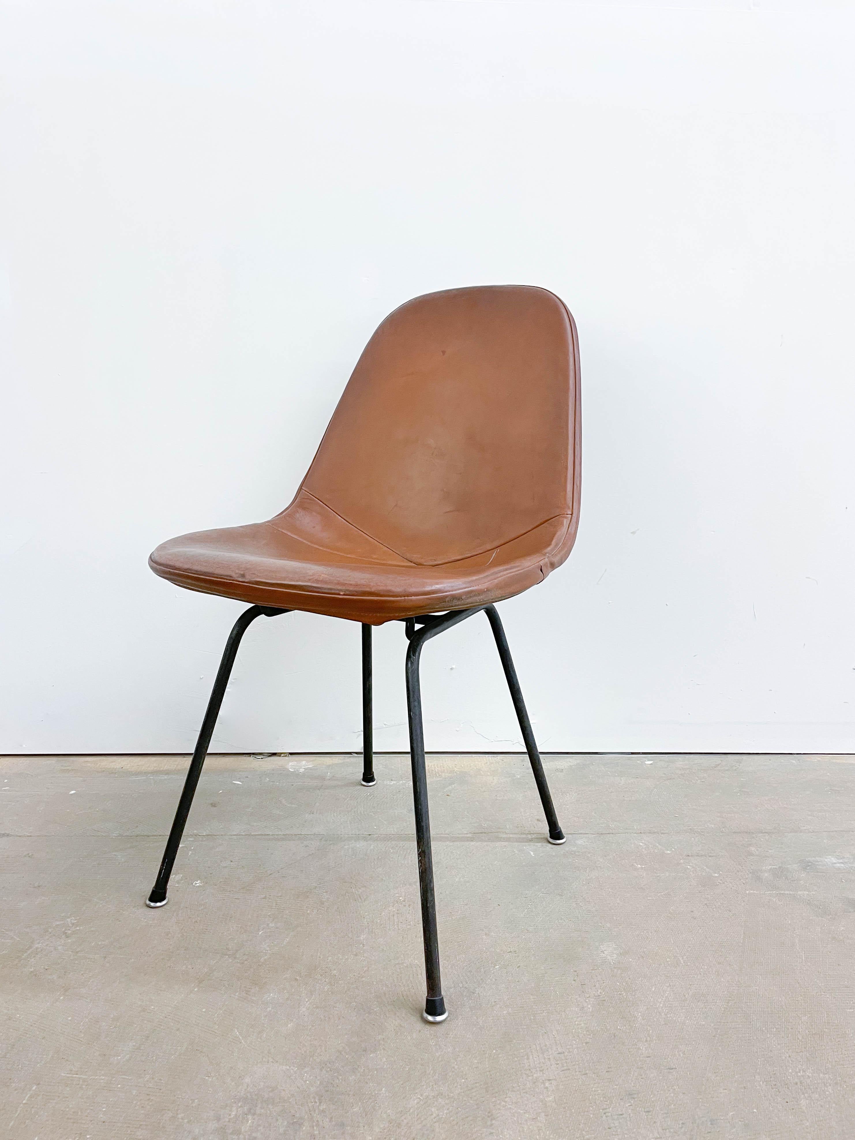 Eames DKX-1 Leather Chair for Herman Miller 3