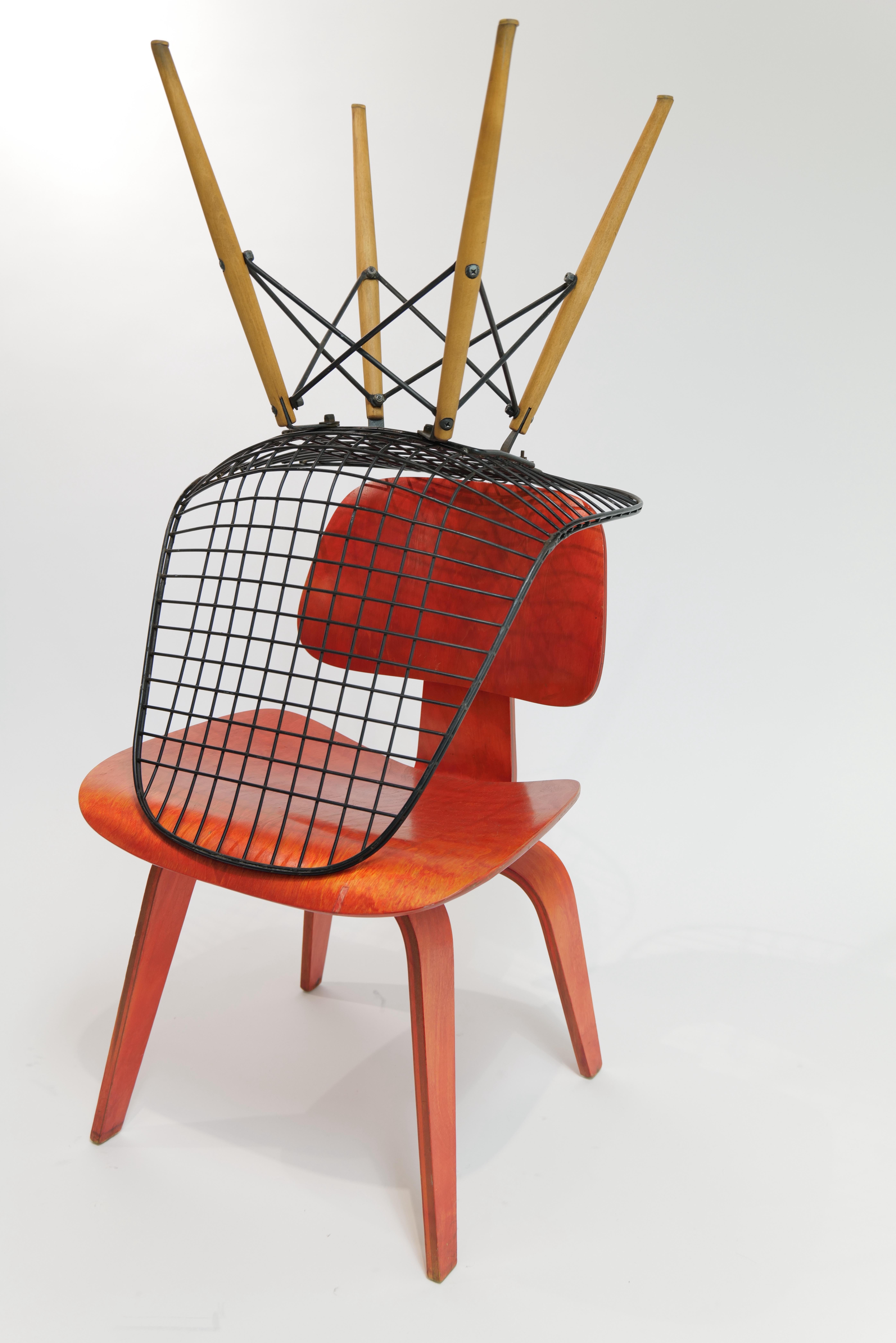 Eames Dowel Leg Wire Chair for Herman Miller, 1950s For Sale 4