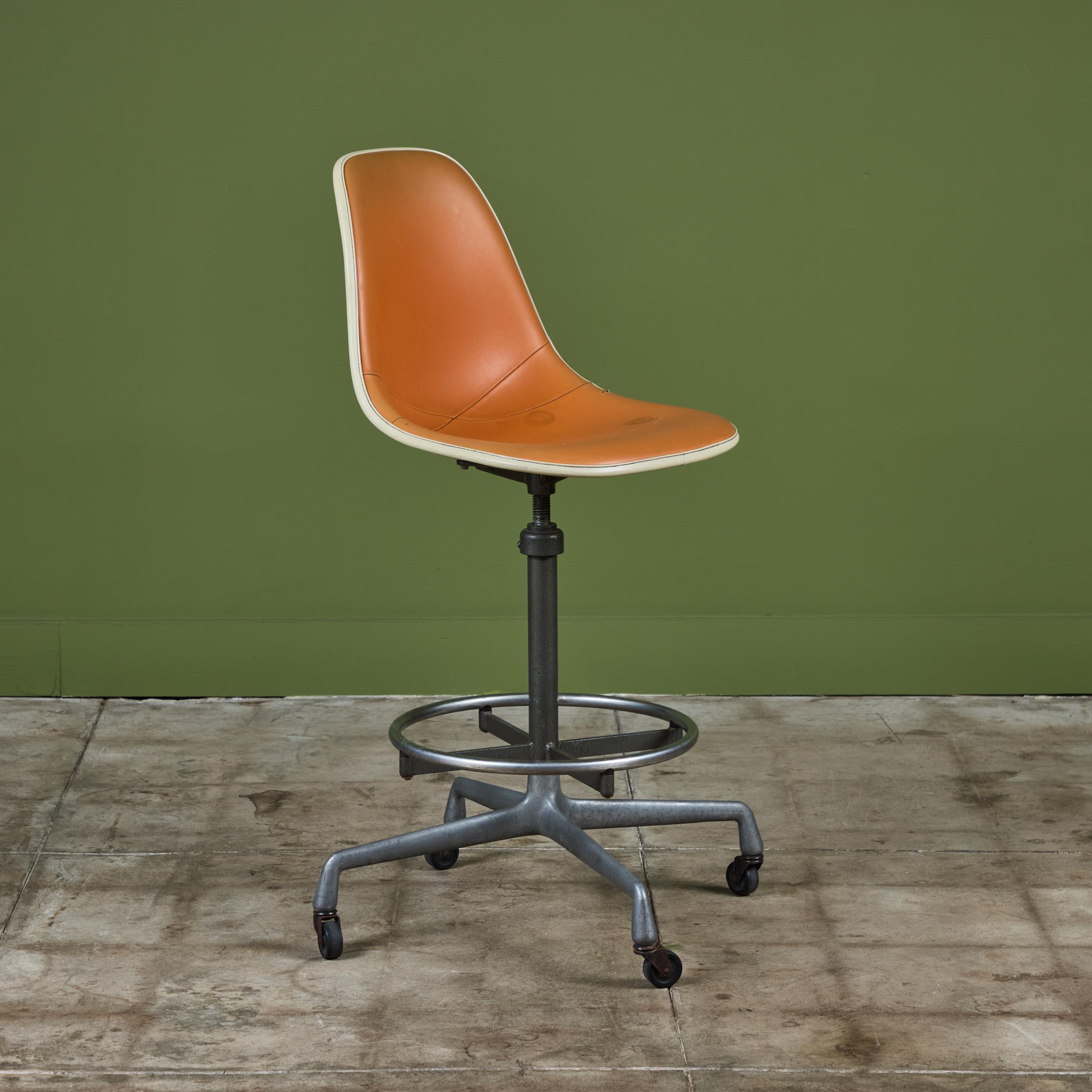 Late 20th Century Eames Drafting Stool for Herman Miller For Sale