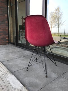 Eames DSR Rare Magenta Chair Herman Miller, for Claudius