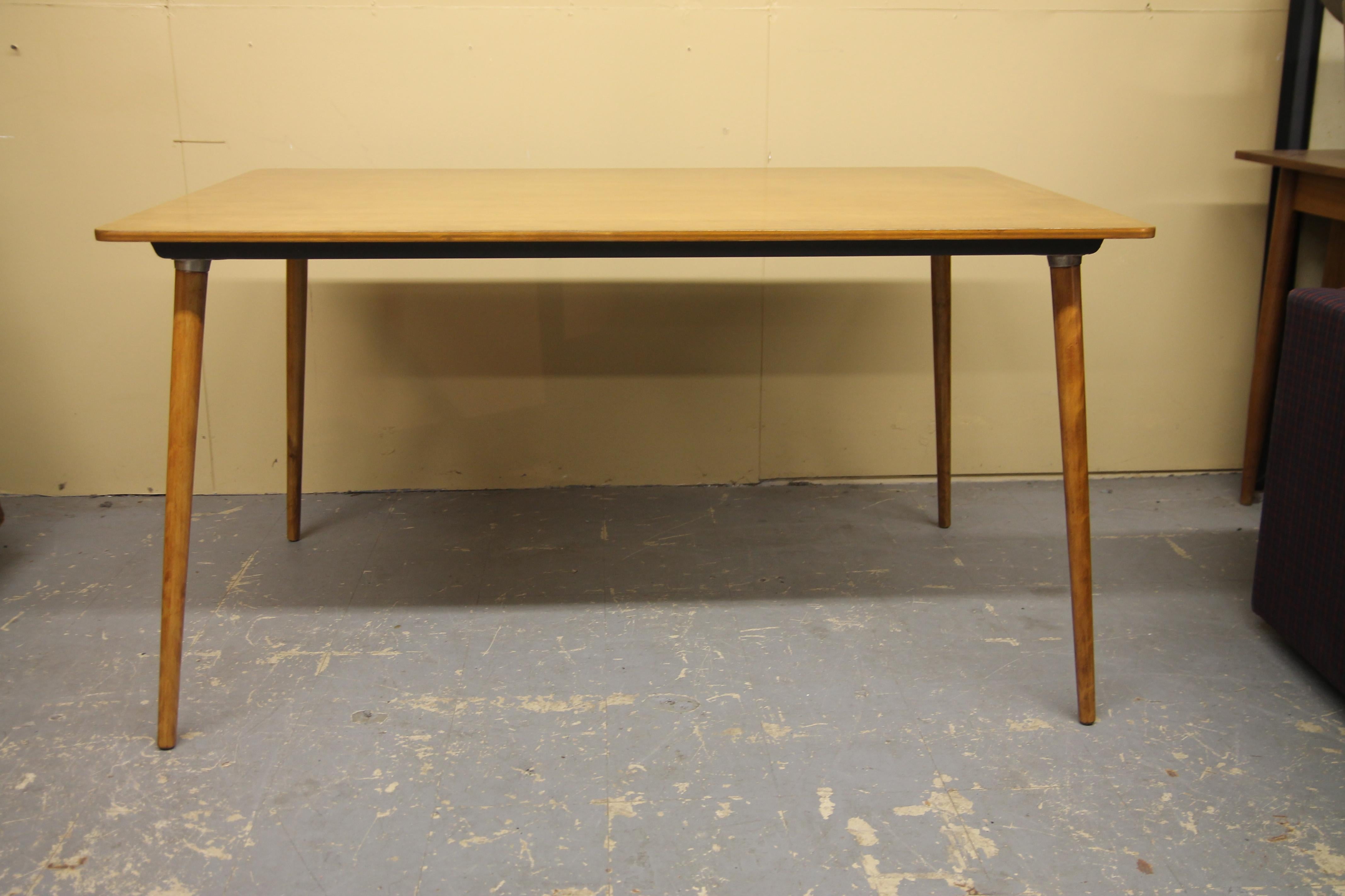 Mid-Century Modern Eames DTW-3 Dining Table