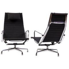 Eames EA 124 Aluminium Lounge Chairs for Vitra