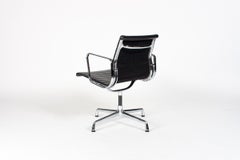 Eames EA108 Black Leather Dining Chair by Vitra for Karl