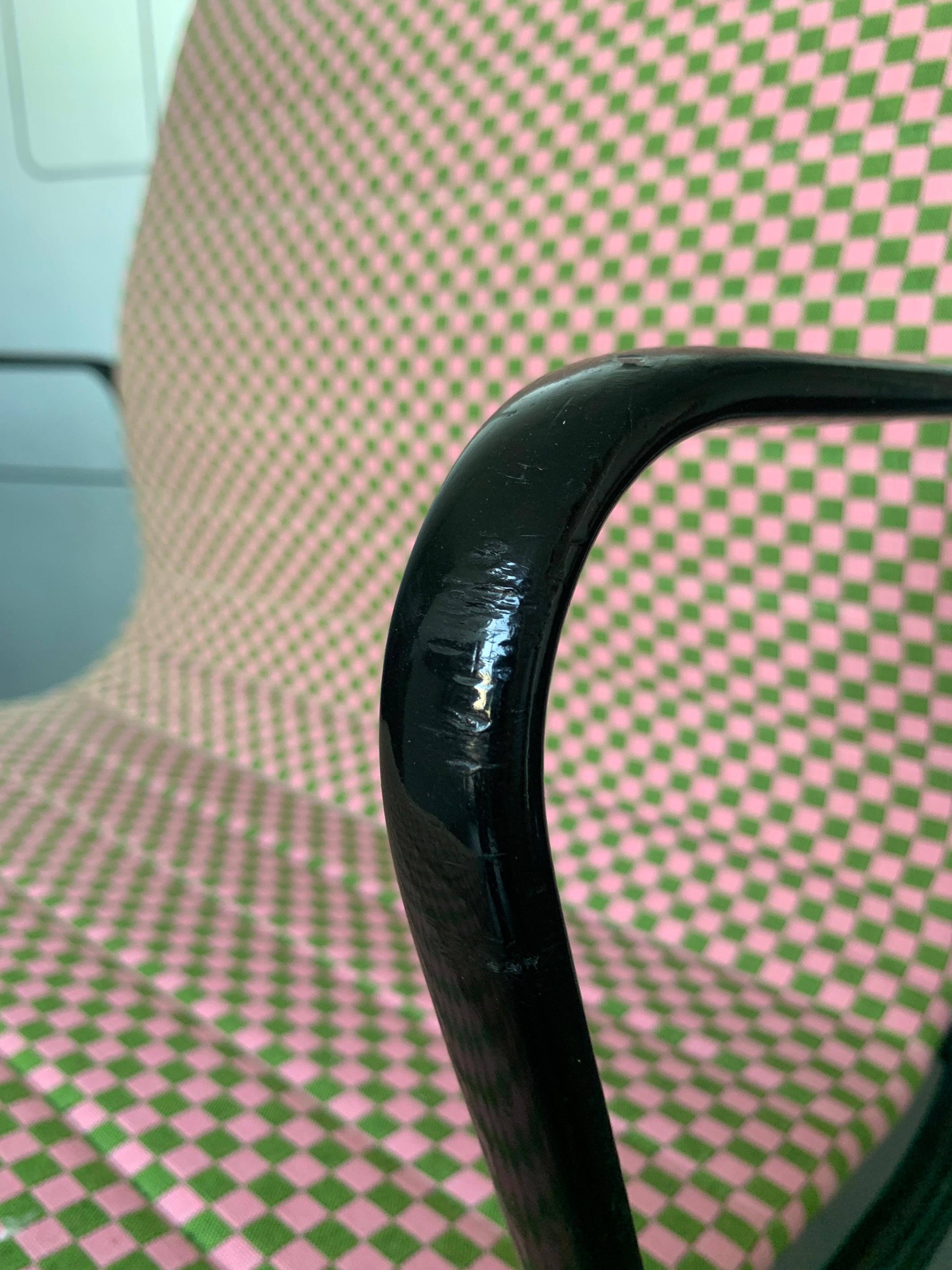 Eames EA117 Bürostuhl Herman Miller 1960er Jahre neu Alexander Girard Karo Stoff im Angebot 9