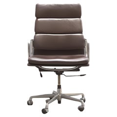 Eames EA219 Soft Pad  High Back Leather Office Chair by ICF