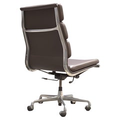 Eames EA219 Soft Pad  High Back Leather Office Chair By ICF