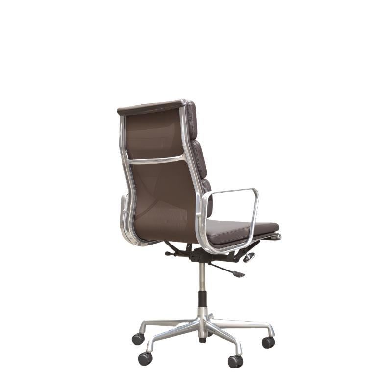 American Eames EA219 Soft Pad  High Back Leather Office Chair by Vitra