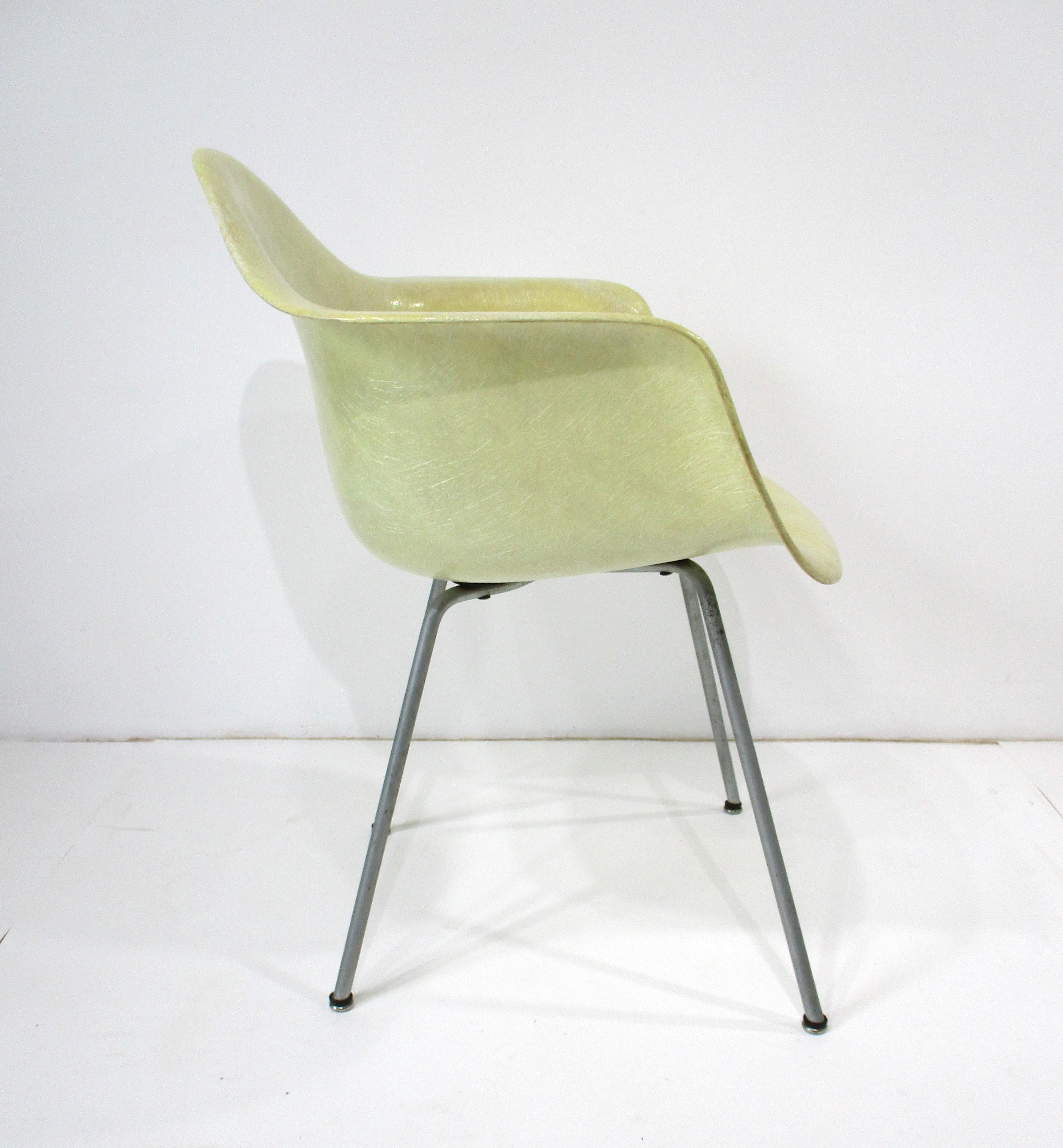 Eames Early Rope Edge 1st-Serie Stuhl für Herman Miller und Zenith (Moderne der Mitte des Jahrhunderts) im Angebot