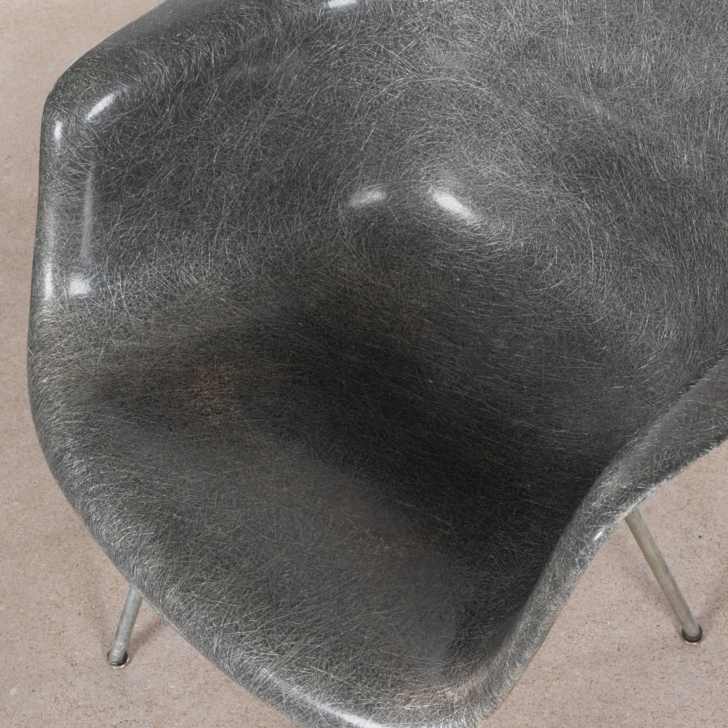 Eames Elephant Grey DAX Herman Miller USA Zenith 'Rope' Chair 3