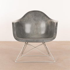 Eames Elephant Grey LAR Lounge Chair, Herman Miller, 1950s