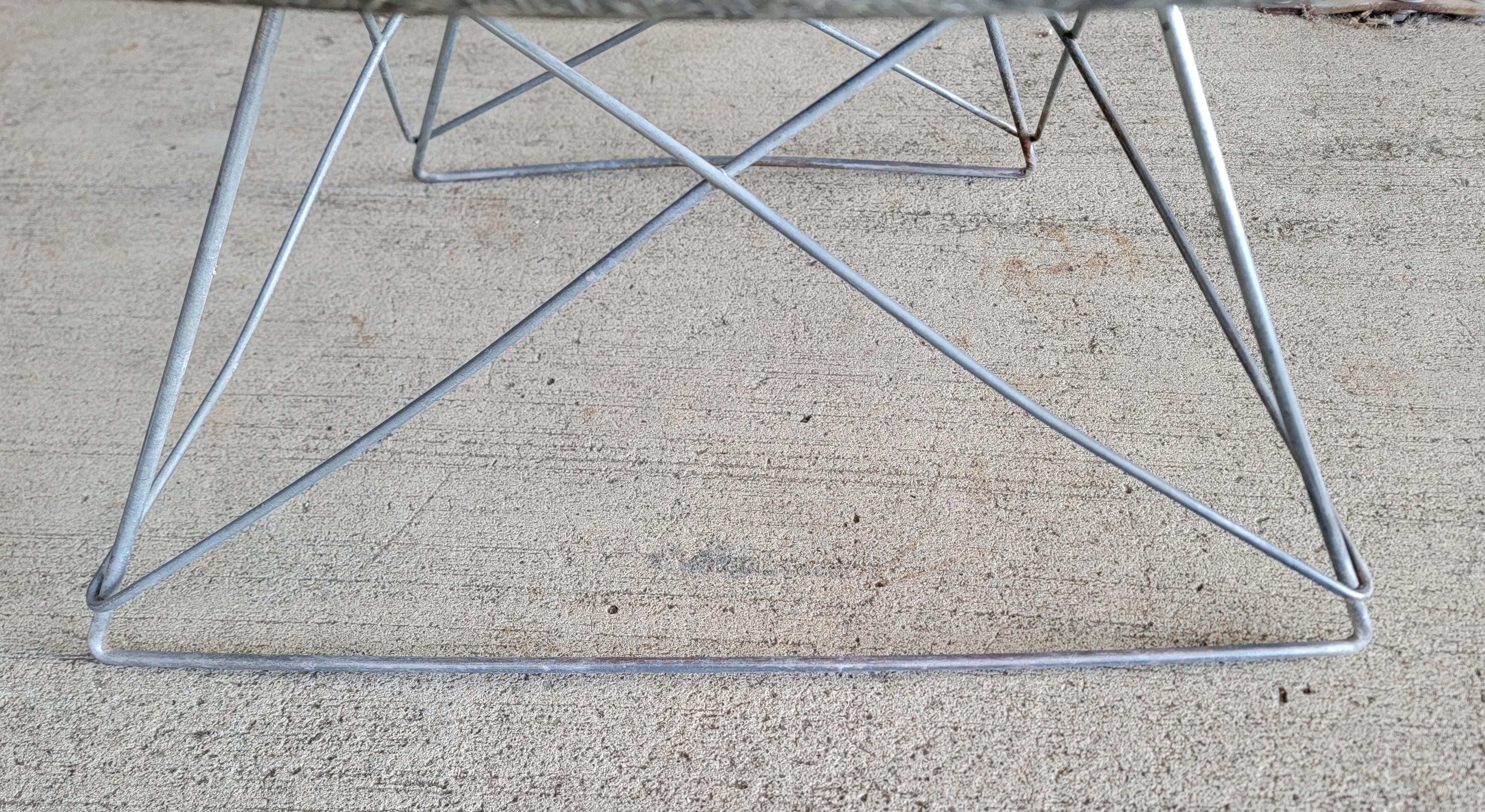 Metal Eames Fiberglass Cats Cradle LAR Lounge Chair For Sale