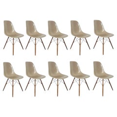 Eames Fiberglass Shell Dining Chairs by Herman Miller