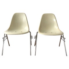Eames Fibreglass DSS Chairs, Herman Miller, 1980s
