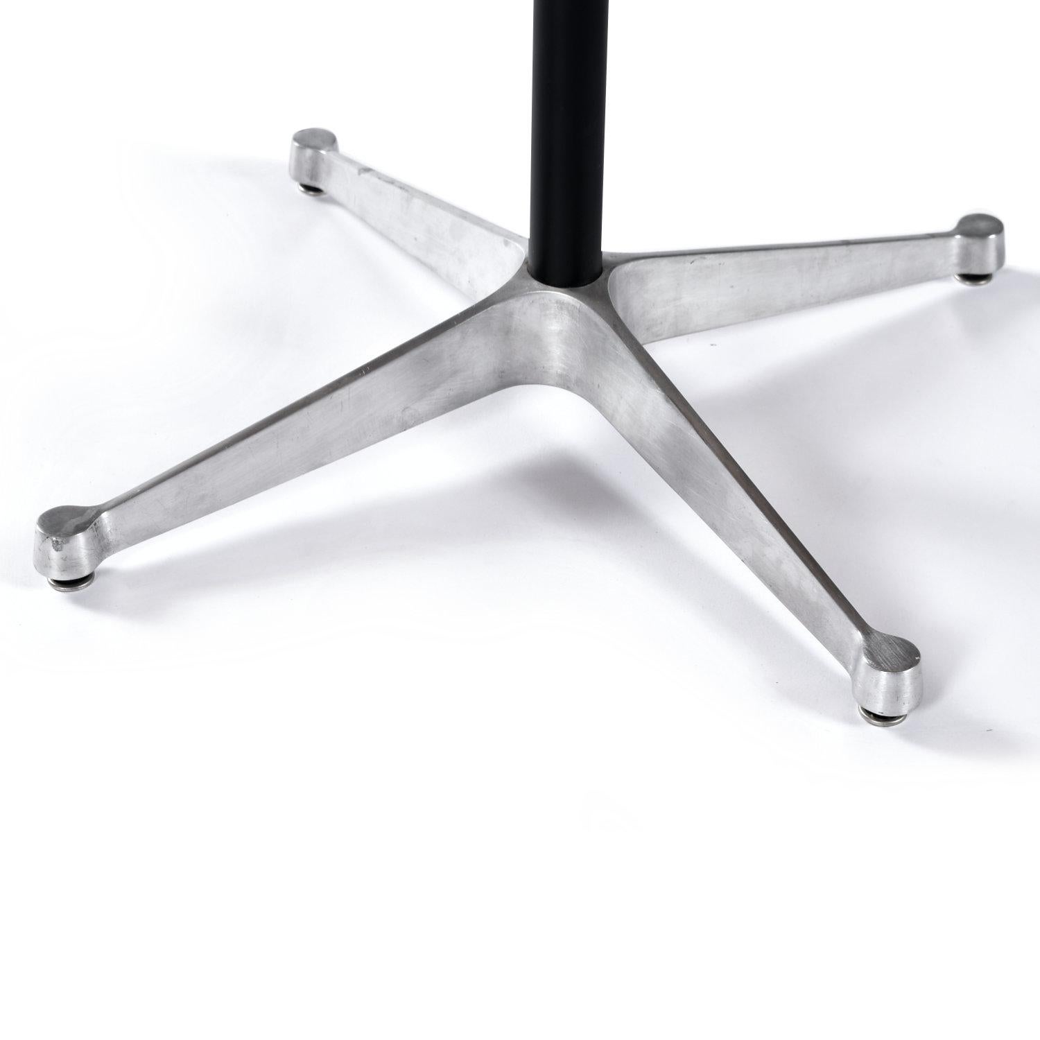 Metal Eames for Herman Miller 32 Inch Square Angular Aluminum Base Table