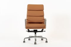 Eames for Herman Miller Aluminum Group Soft Pad Brown Bürostuhl