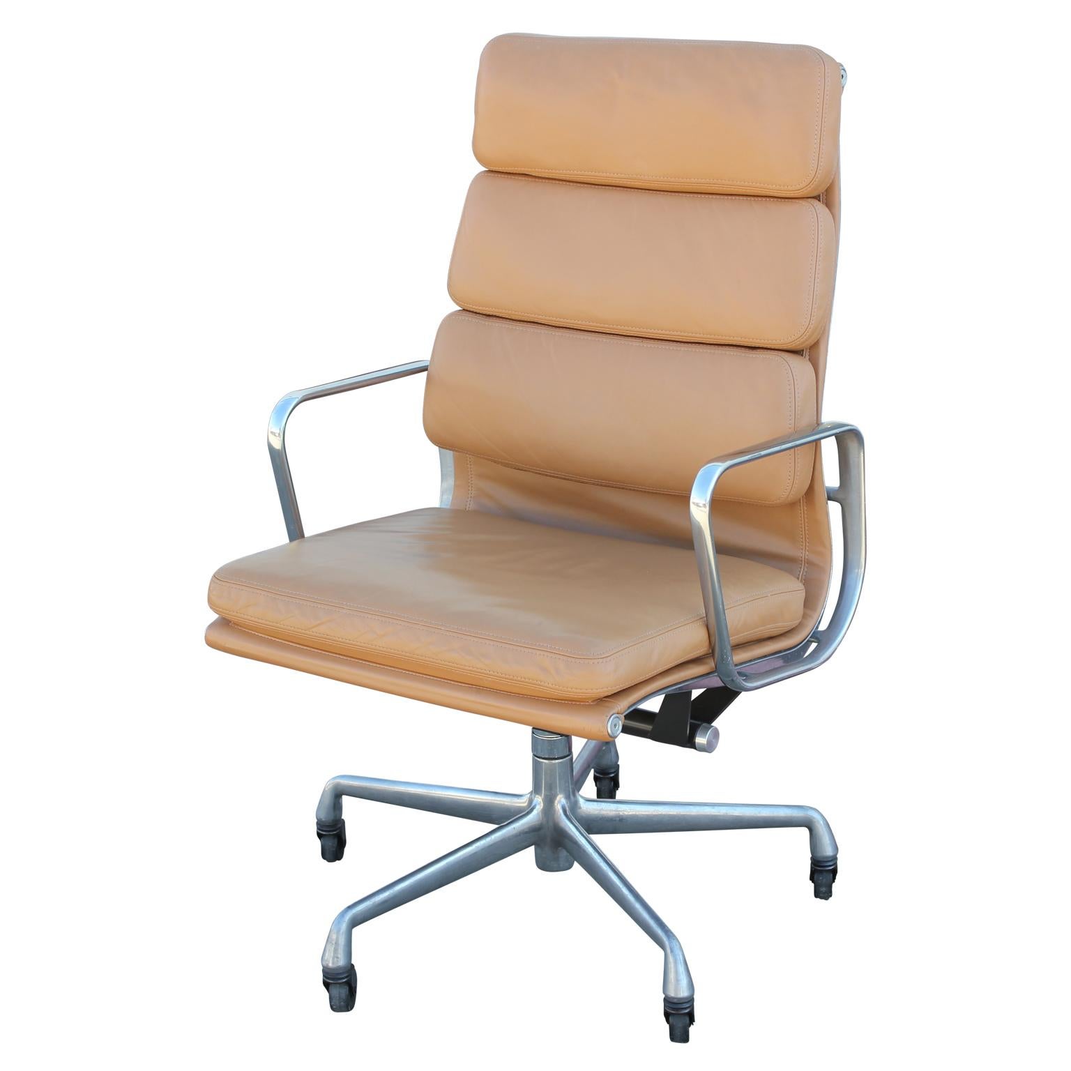 Modern Eames for Herman Miller Aluminum Group Soft Pad Desk Chairs [Four Available]