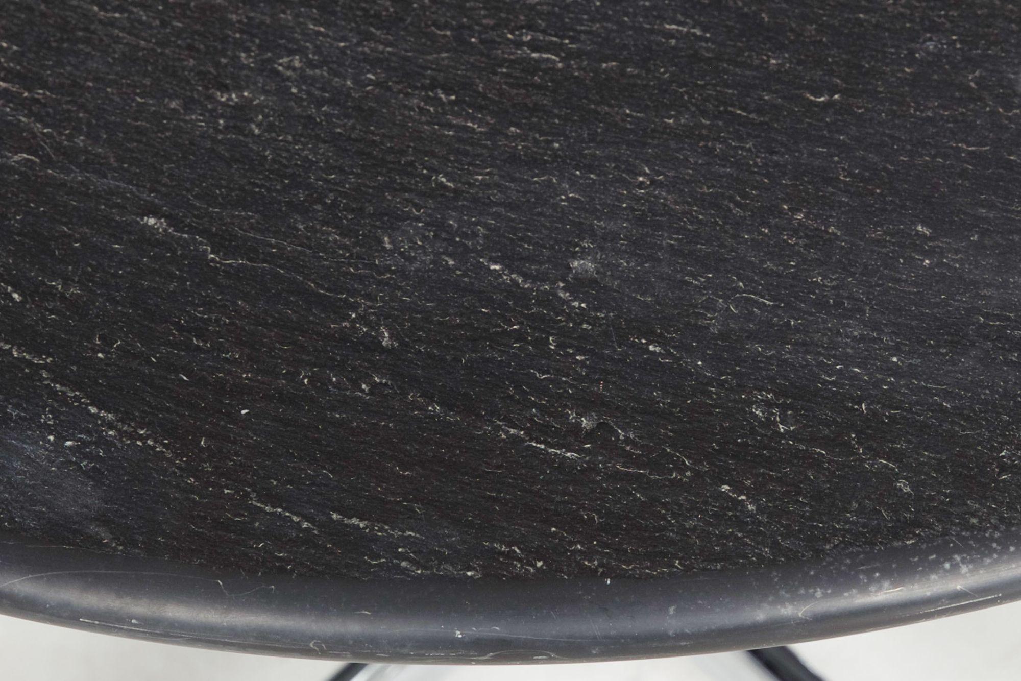 20ième siècle Table basse La Fonda en ardoise noire et chrome Eames pour Herman Miller en vente