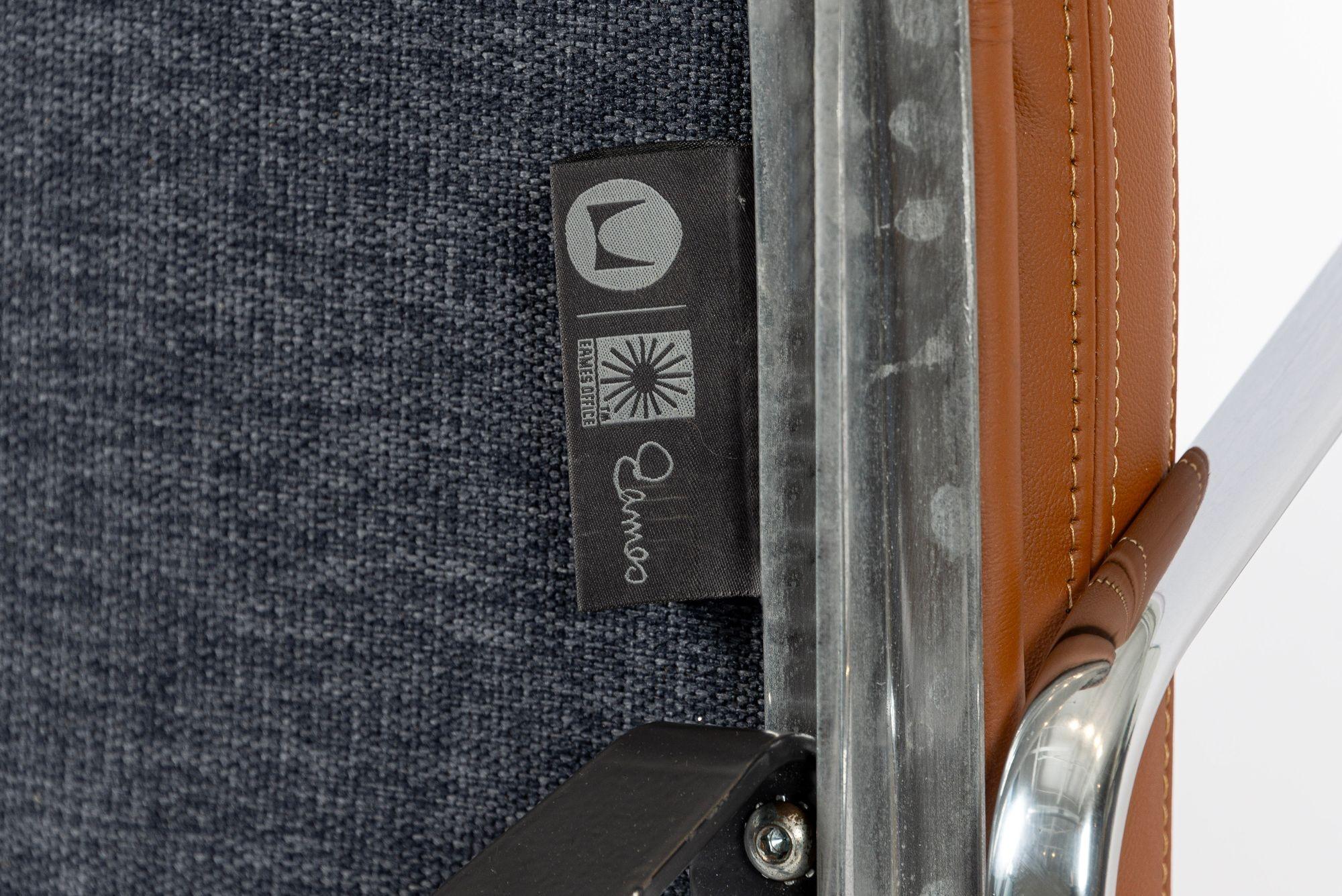 Eames para Herman Miller Silla de oficina de piel marrón 2000s en venta 6