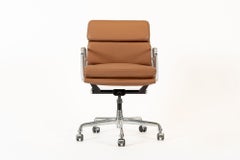 Chaise de bureau en cuir Brown Eames for Herman Miller 2000s
