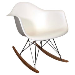 Eames for Herman Miller Contemporary Modern Shell Rocking Armchair