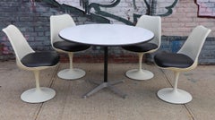 Eames for Herman Miller Dining Table with Eero Saarinen Knoll Tulip Chairs