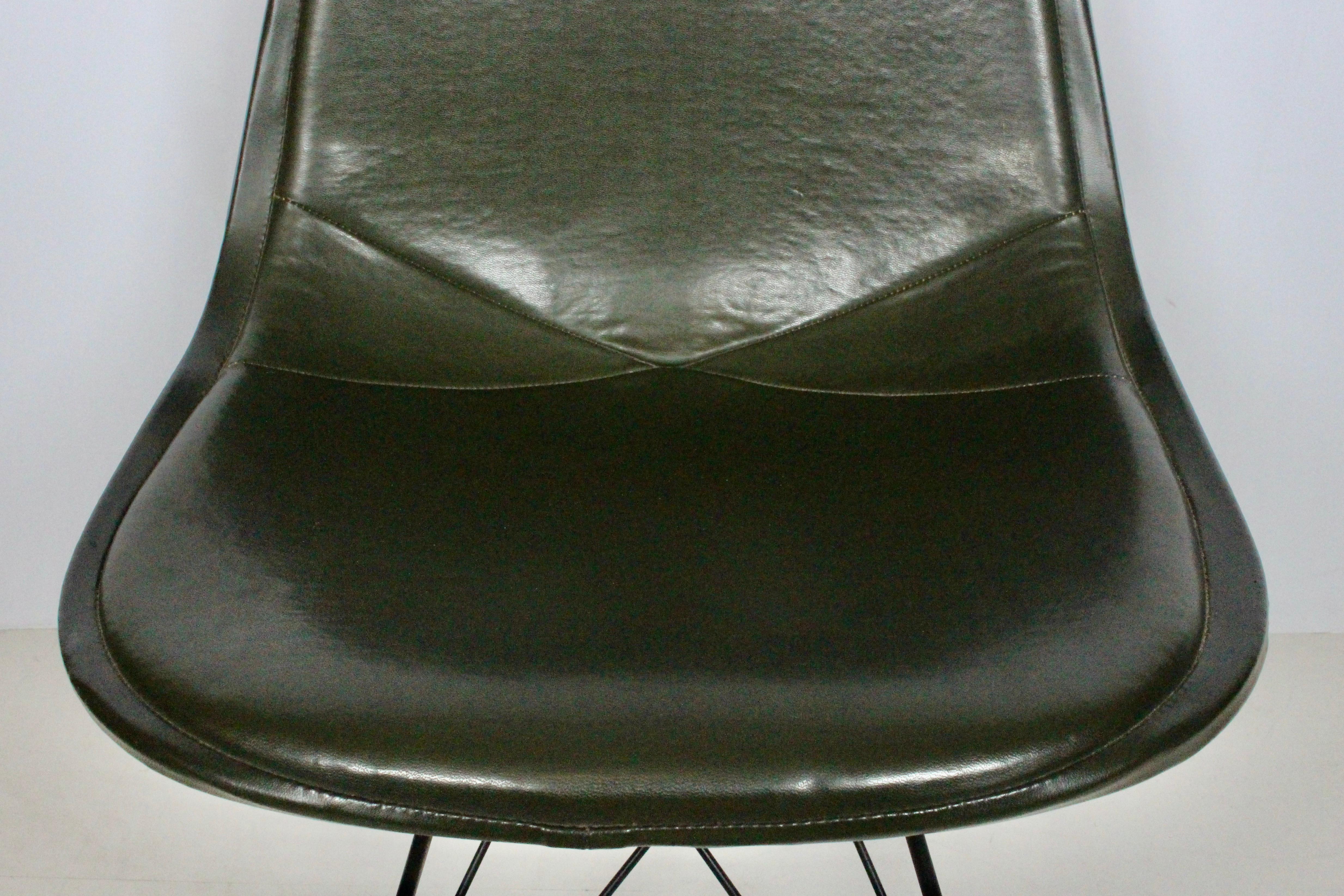 Eames for Herman Miller Dark Olive Eiffel Tower Desk Chair, 1970's 3