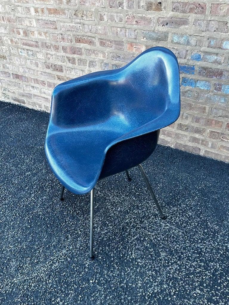 Eames for Herman Miller Fiberglass Shell Armchair For Sale 8
