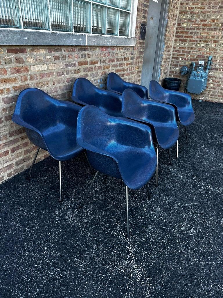 American Eames for Herman Miller Fiberglass Shell Armchair For Sale
