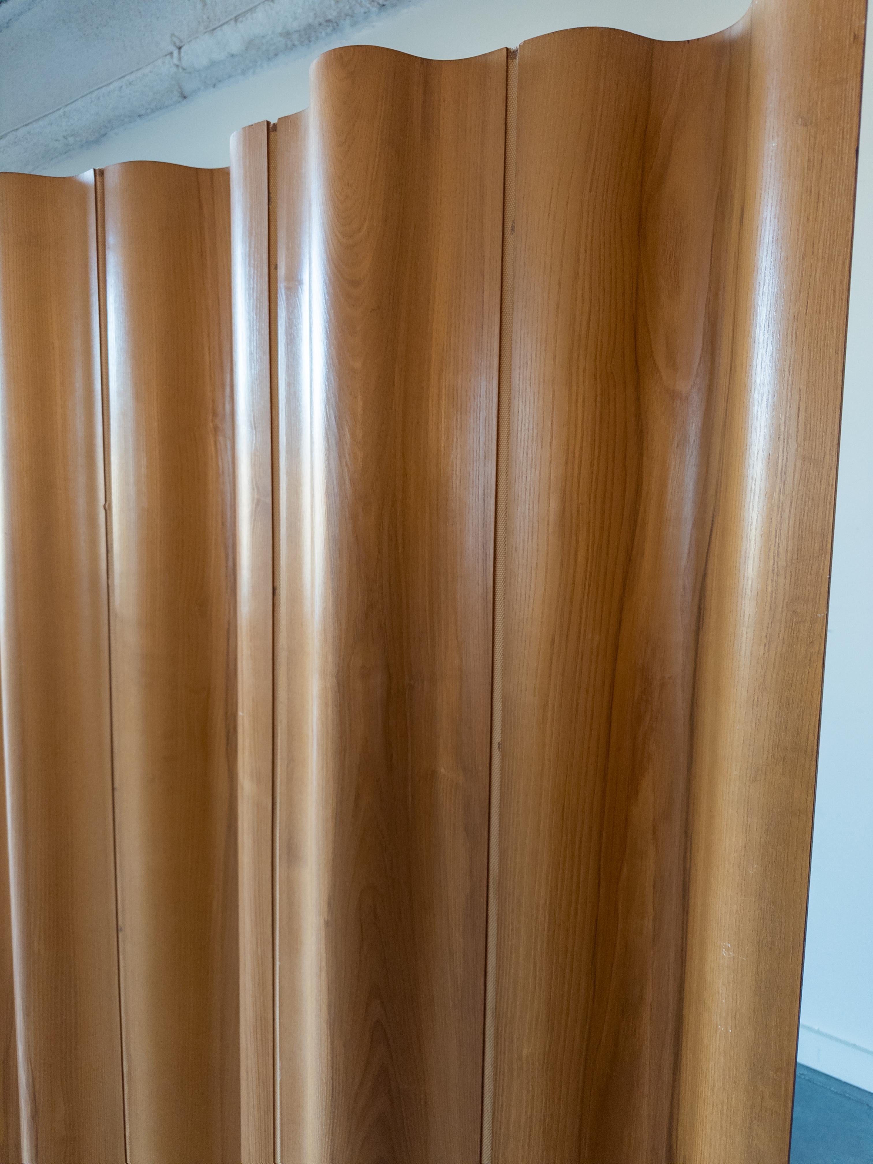 American Eames for Herman Miller FSW-6 Folding Screen Room Divider, 1950s For Sale