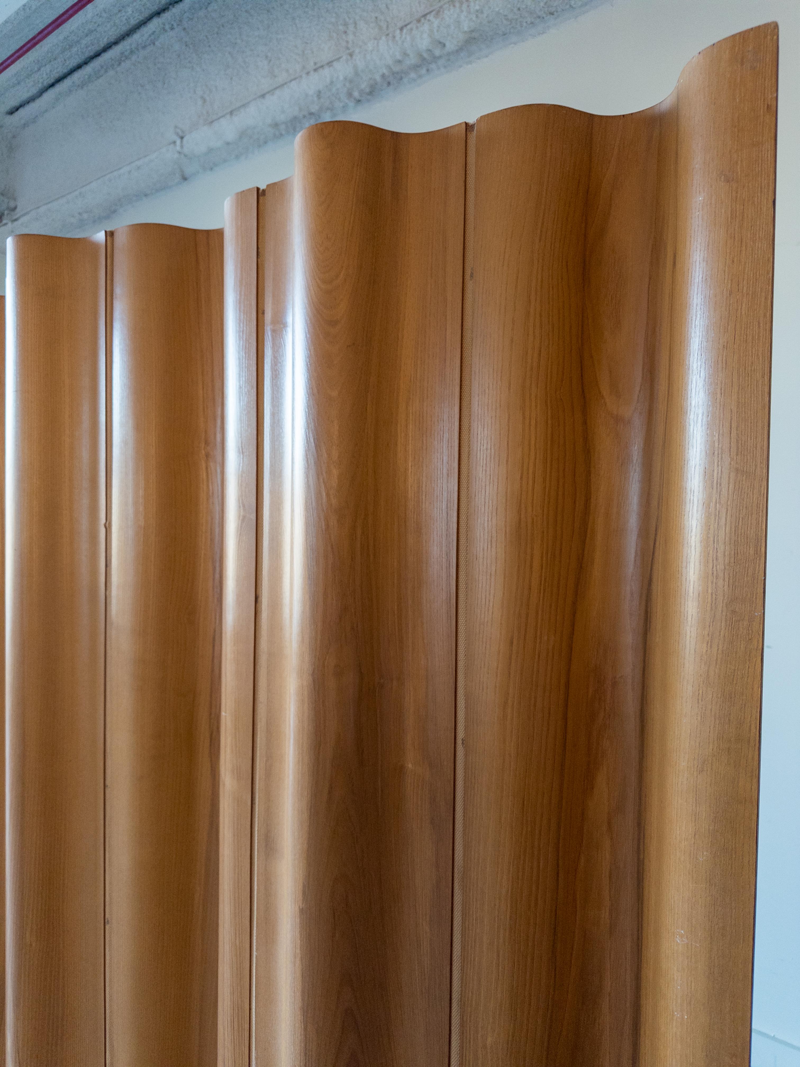 Molded Eames for Herman Miller FSW-6 Folding Screen Room Divider, 1950s For Sale