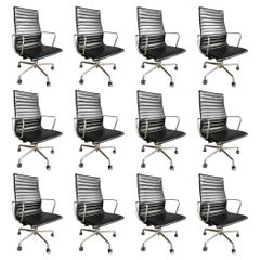 Vintage Eames for Herman Miller High Back Aluminum Group Chairs