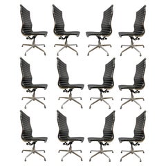Eames for Herman Miller High Back Leather Chairs