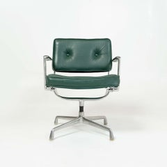 Eames for Herman Miller Intermediate Chair ES102 in Forest Green Leather