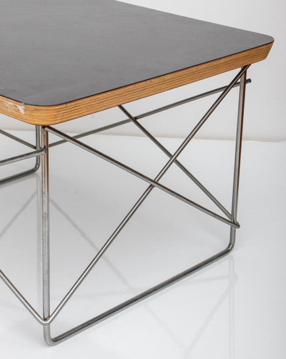 Eames for Herman Miller LTR Side Tables, Pair In Good Condition In Astoria, NY