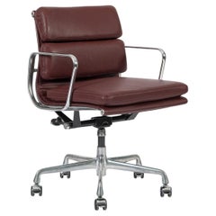 Eames for Herman Miller Red Leather Office Chair 2000s