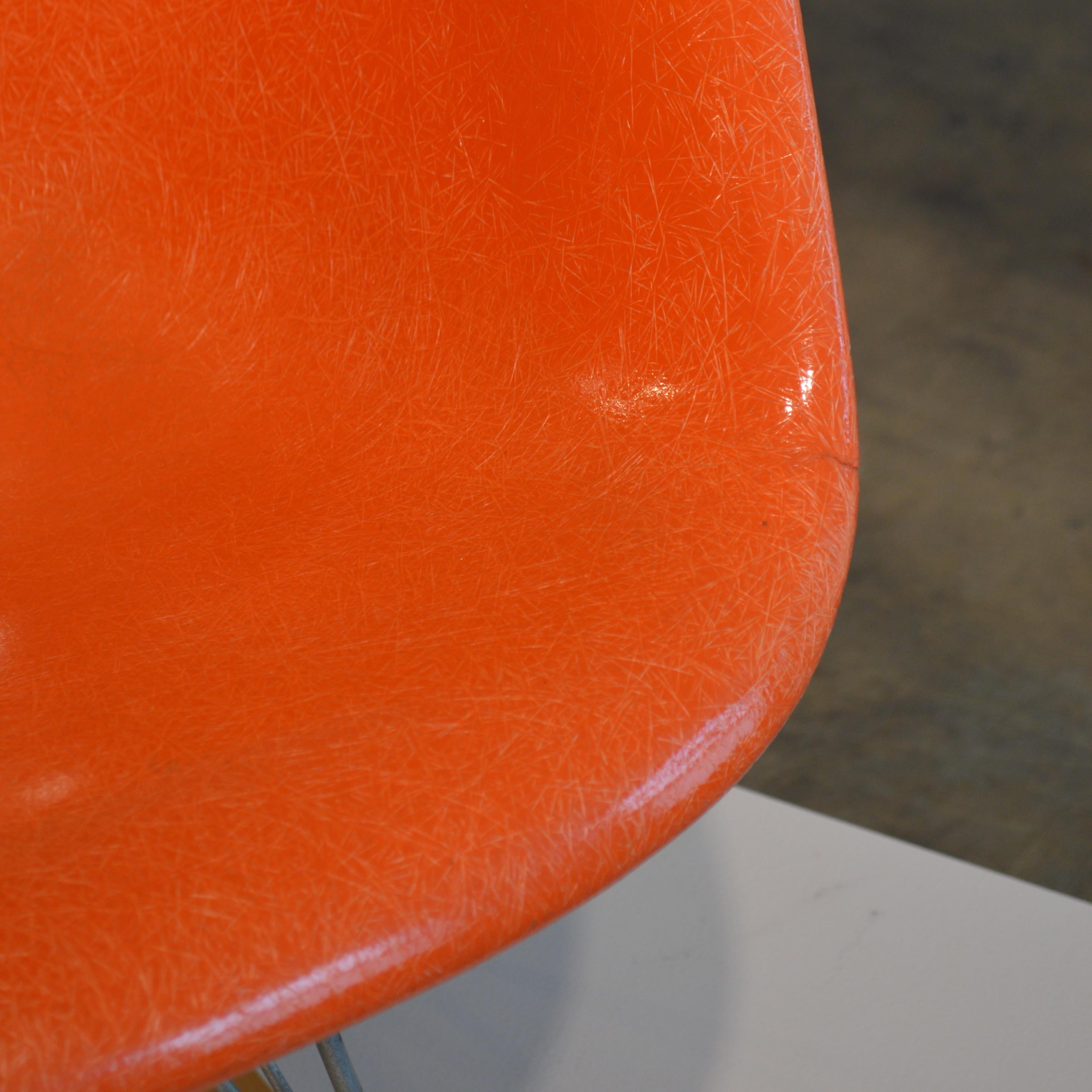Eames for Herman Miller Red Orange RAR Rocker 5