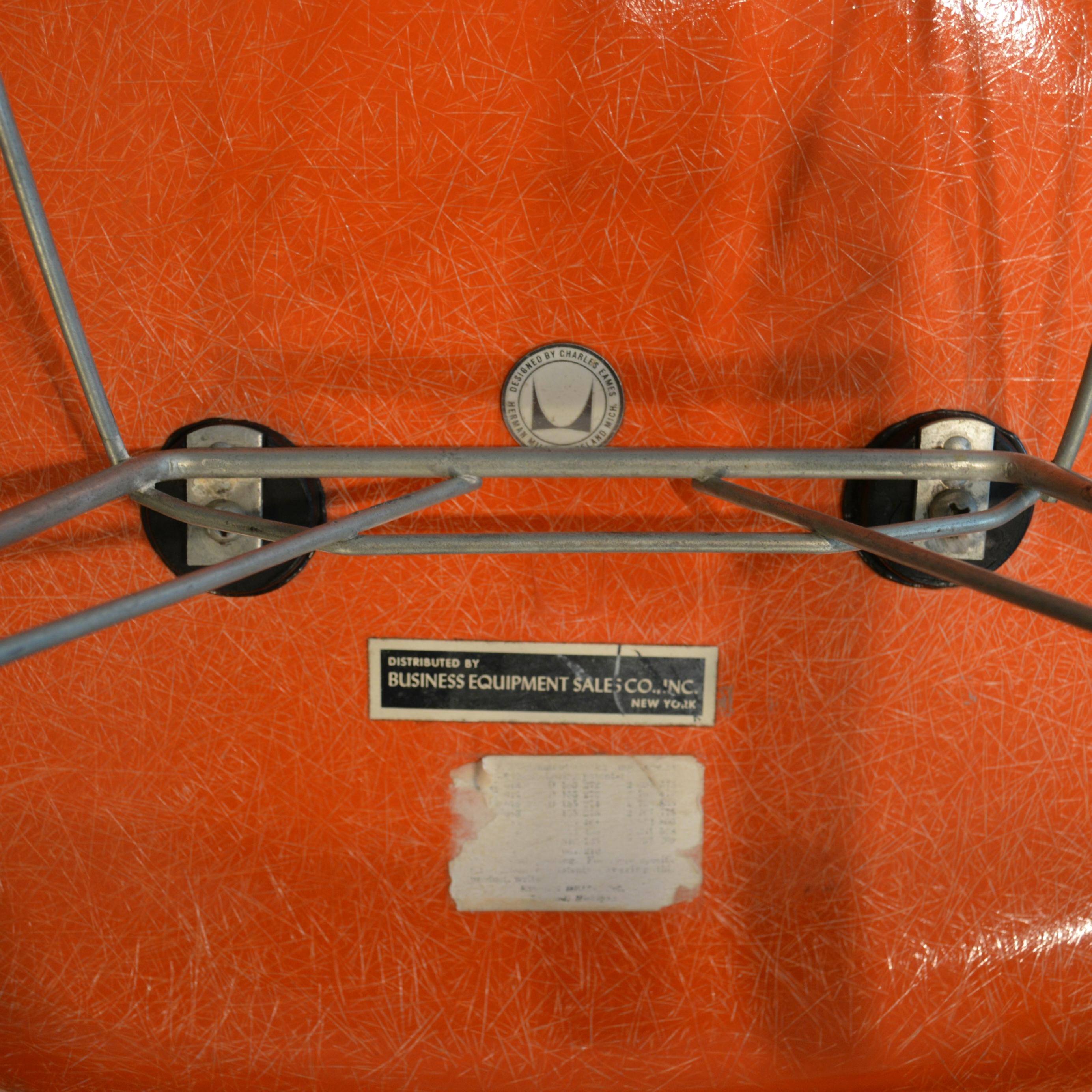 Eames for Herman Miller Red Orange RAR Rocker 7