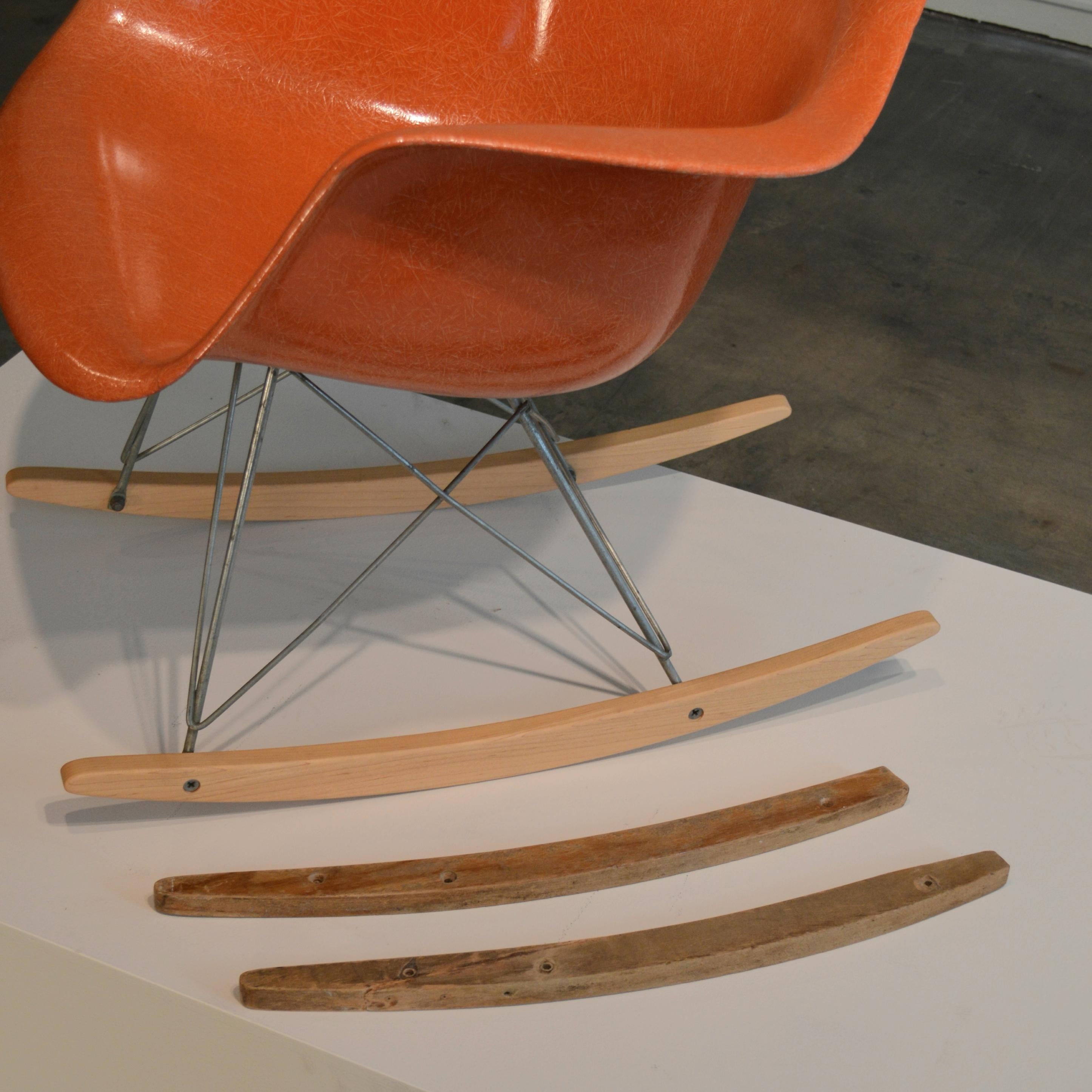Eames for Herman Miller Red Orange RAR Rocker 11
