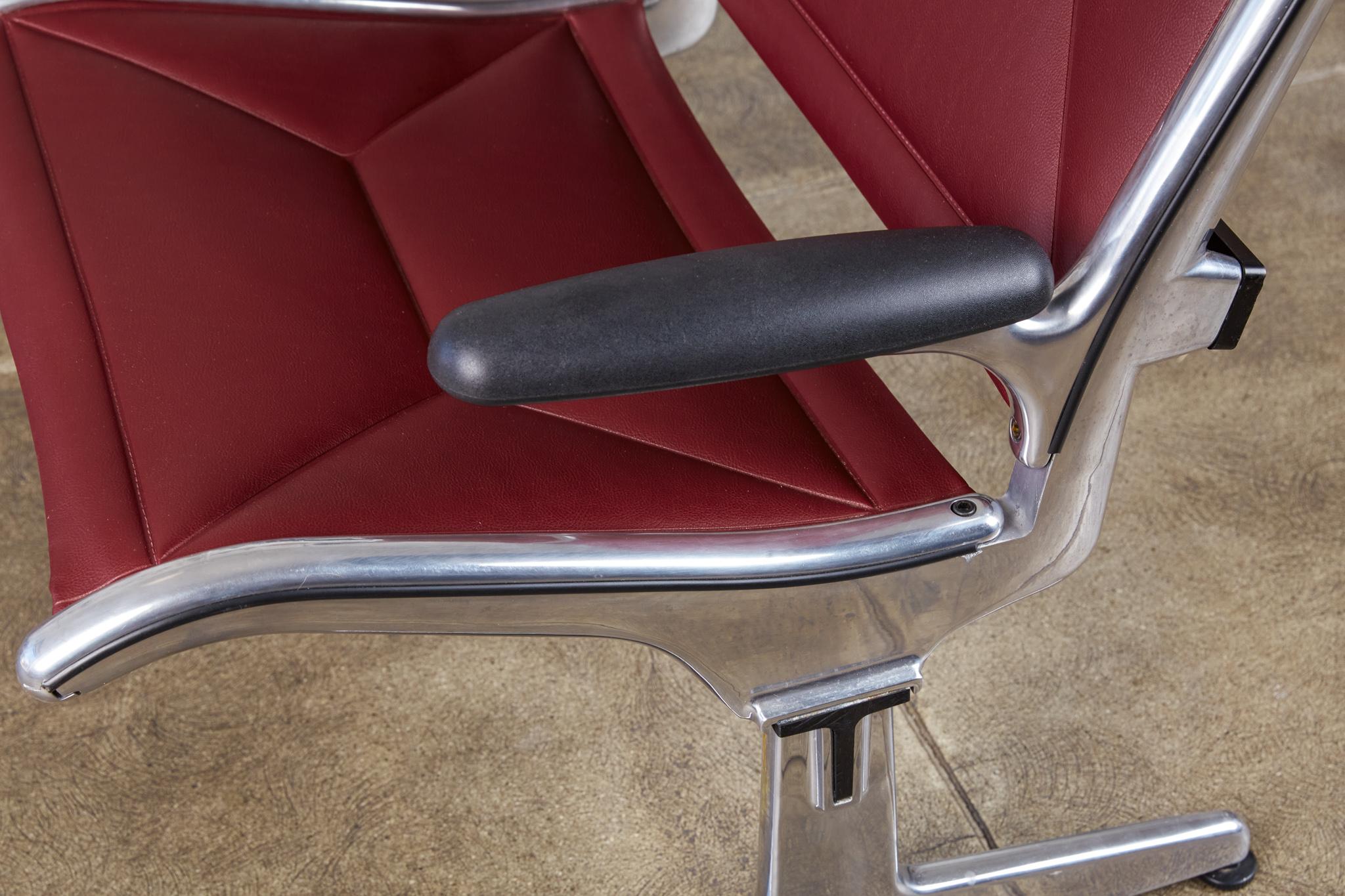 Eames for Herman Miller Seating System in Burgundy 6