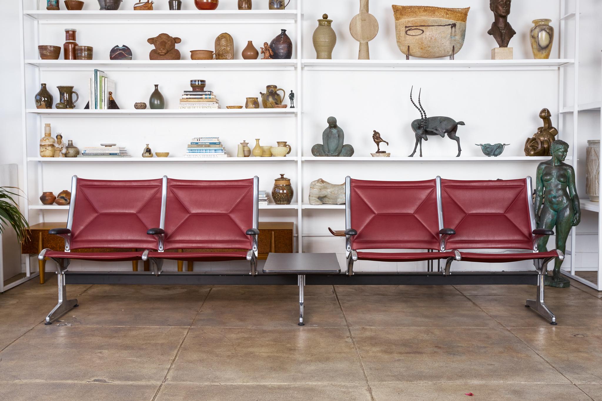 American Eames for Herman Miller Seating System in Burgundy