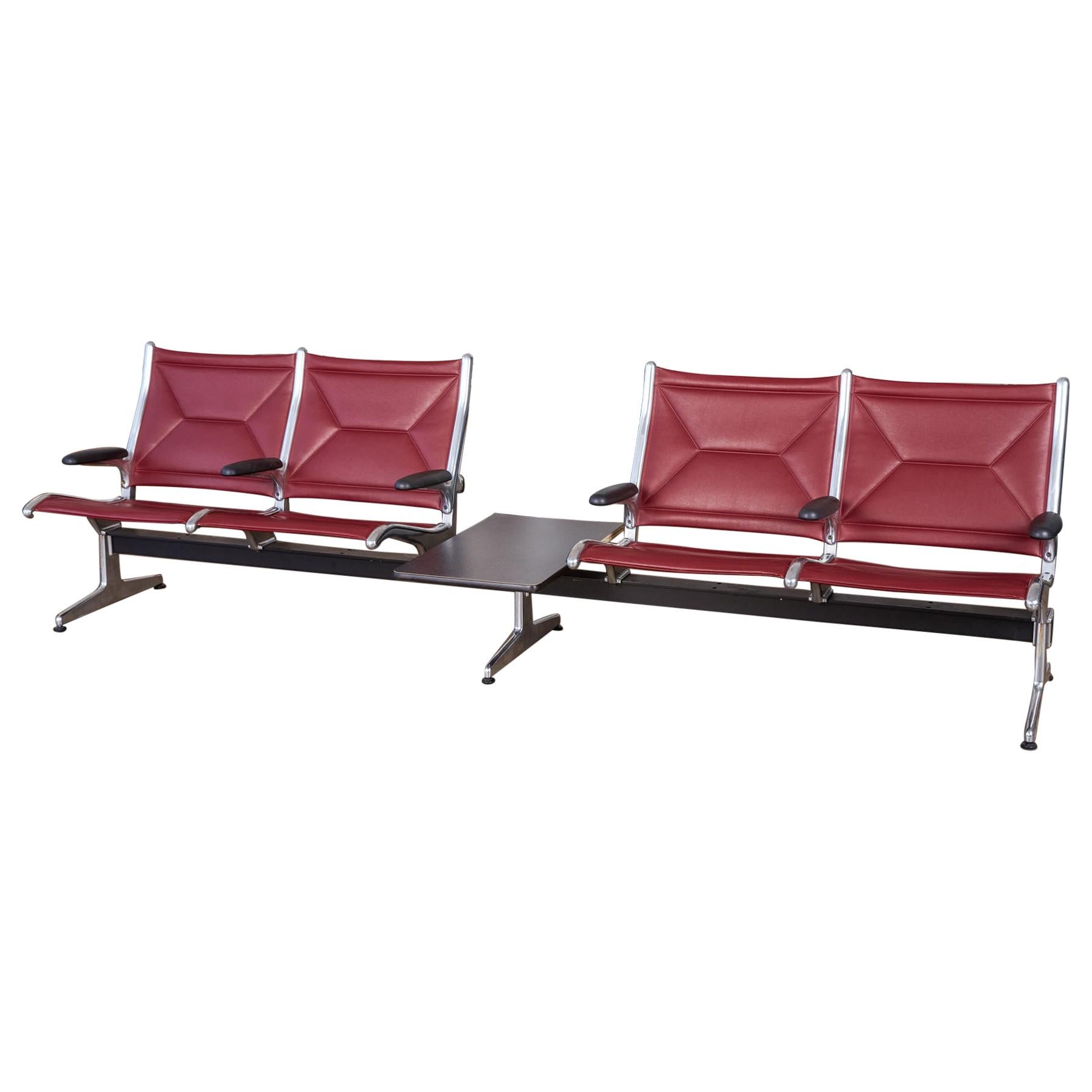 Eames for Herman Miller Seating System in Burgundy