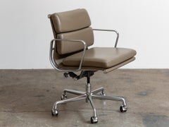 Eames for Herman Miller Soft Pad Management Office Chair in Grey Leather