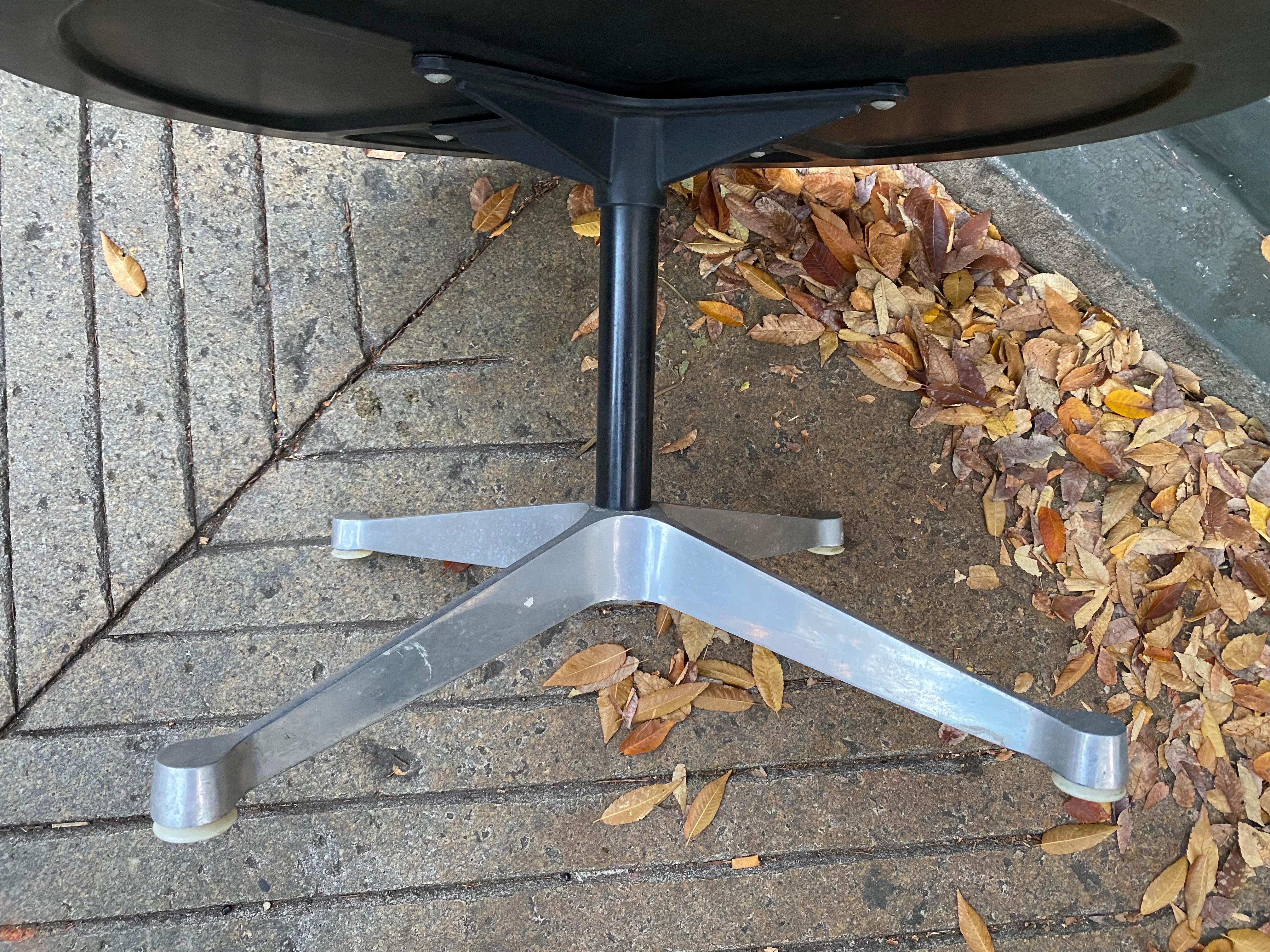 Mid-20th Century Eames for Herman Miller stone top 36” Coffee Table/ Early Production! For Sale