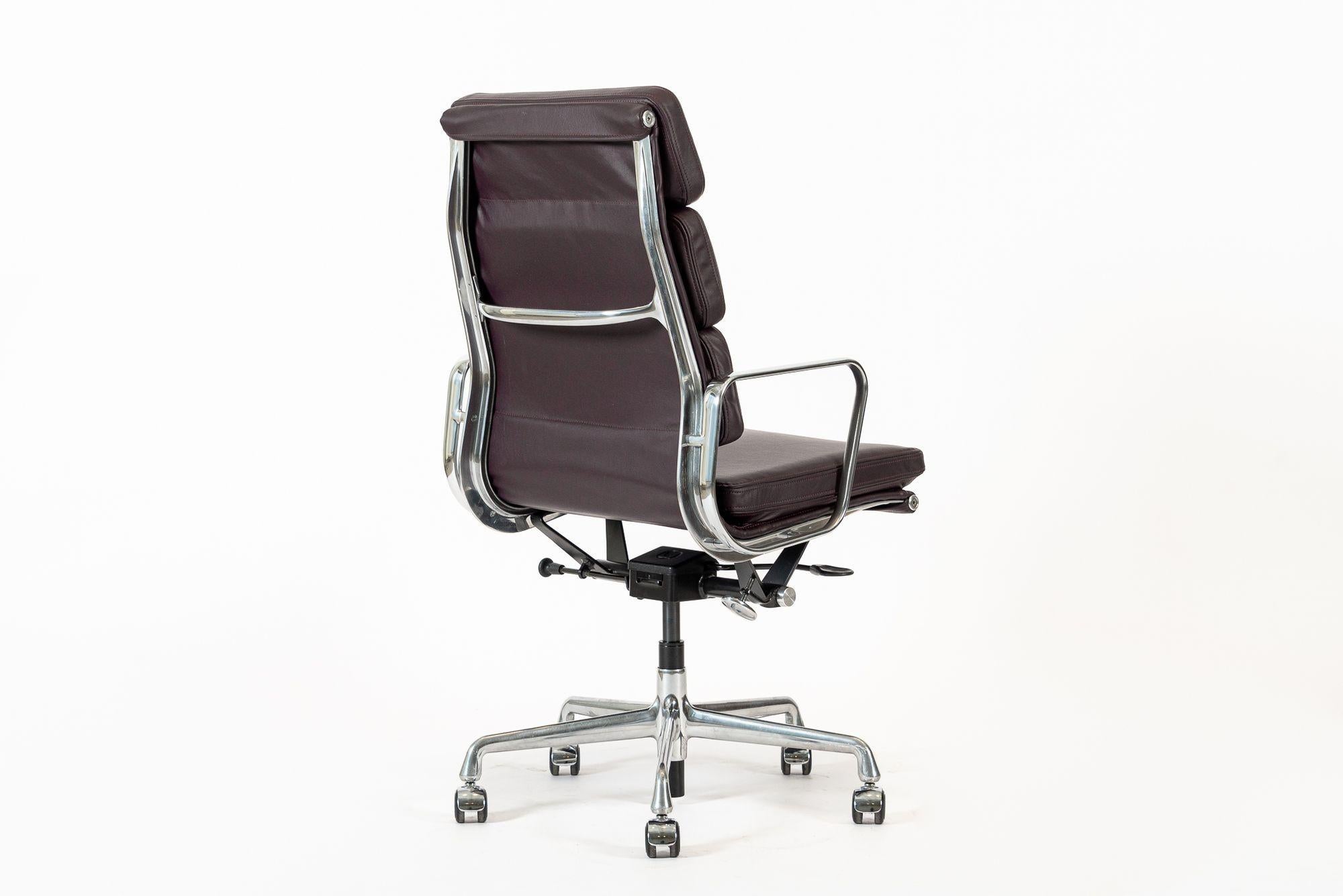 Eames for Herman Miller Tall Dark Purple Desk Chair 2 Available 5