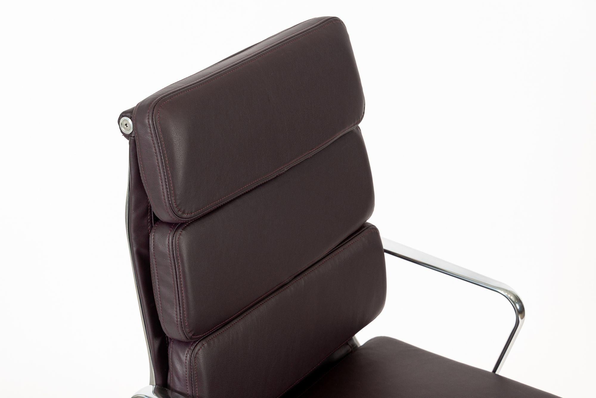 Eames for Herman Miller Tall Dark Purple Desk Chair 2 Available 1