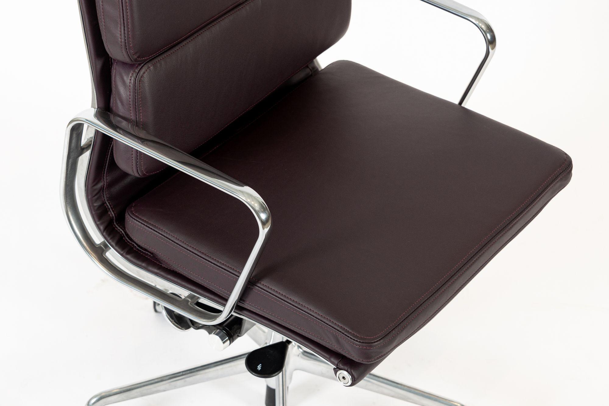 Eames for Herman Miller Tall Dark Purple Desk Chair 2 Available 2